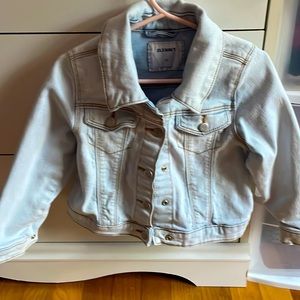 Light wash jean jacket toddler girl 3T